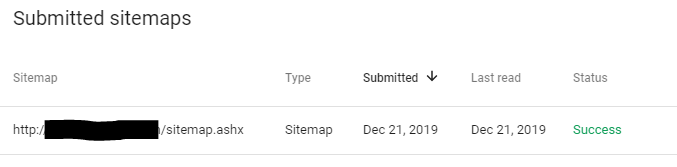 google sitemap format dynamic file extension works - success