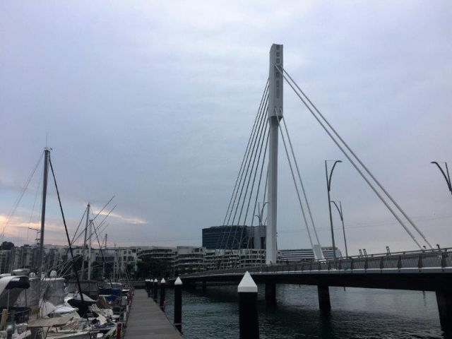 keppel bay bridge from harbour