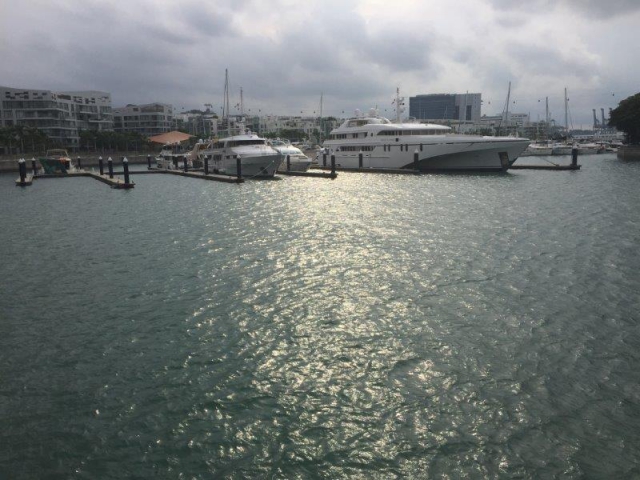 keppel bay from bukit chermin boardwalk