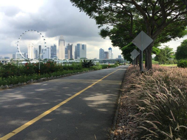 marina bay along marina east