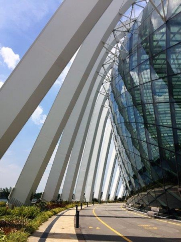 marina bay flower dome