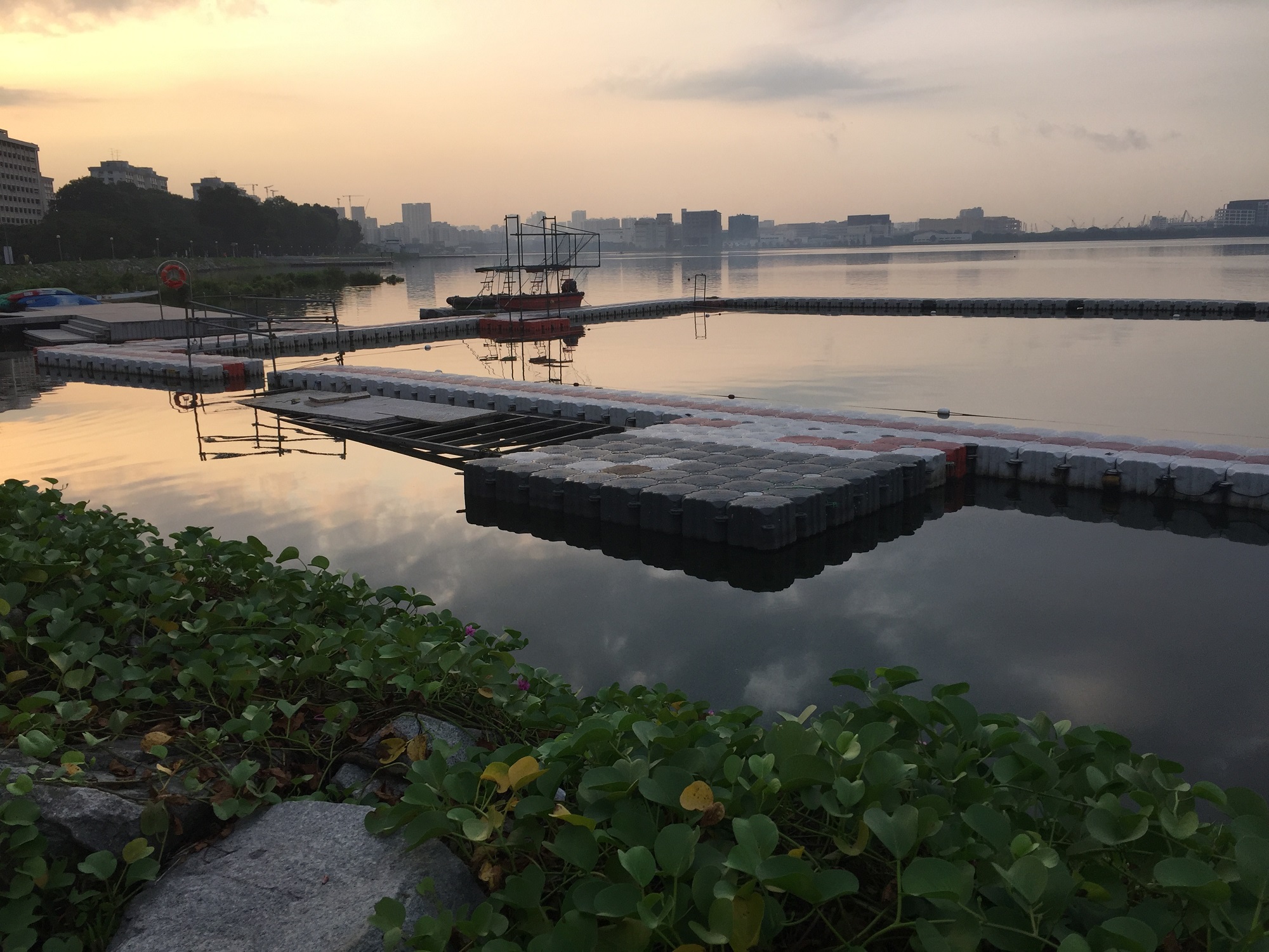 Main water sports enclosure. 